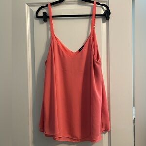 Torrid pink spaghetti strap blouse